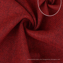 Großhandel europäischer Stil farbenfrohe kundenspezifische 100% Poly -Kleidung gewebt Tweed Stoff Keqiao